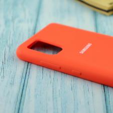 Чехол Silicone case для Samsung A51 2020 абрикос (2)